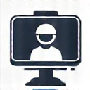 Video call icon for online session